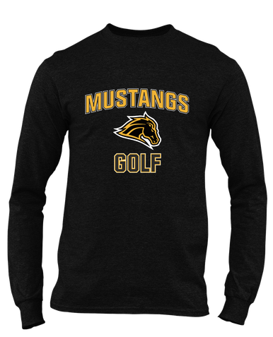 Metea Valley Mustangs Golf Men's LS T-Shirt