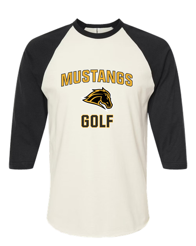 Metea Valley Mustangs Golf Men's Baseball T-Shirt