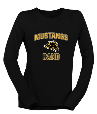 Metea Valley Mustangs Band # 1 Women's LS T-Shirt