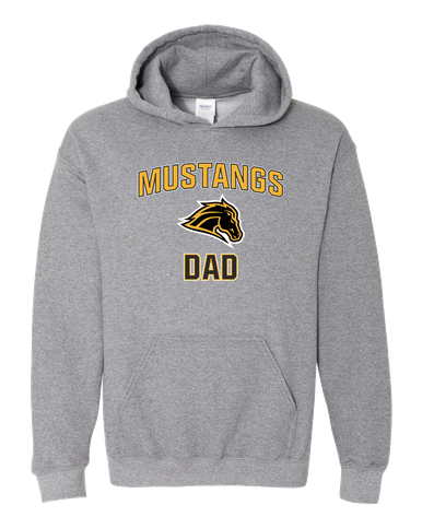 Metea Valley Mustangs Dad Men's Hoodie
