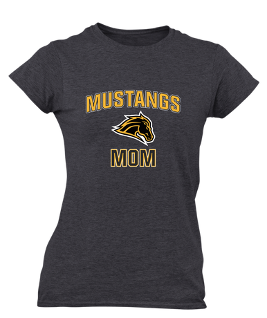 Metea Valley Mustangs Mom Women's SS T-Shirt