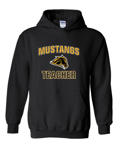 Metea Valley Mustangs Teacher Men's Hoodie