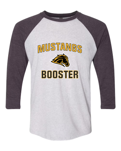 Metea Valley Mustangs Booster Women's Baseball T-Shirt