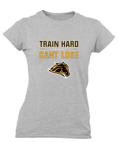 Metea Valley Mustangs Train Hard, Can't Lose Women's Premium SS T-Shirt