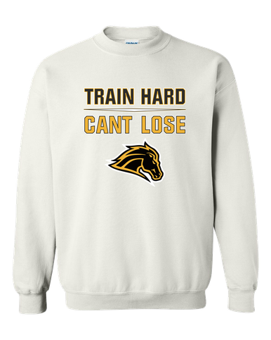 Metea Valley Mustangs Train Hard, Can't Lose Men's Sweatshirt