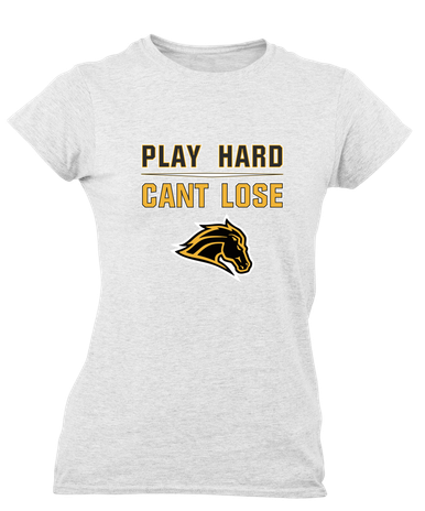 Metea Valley Mustangs Play Hard, Can't Lose Women's Premium SS T-Shirt