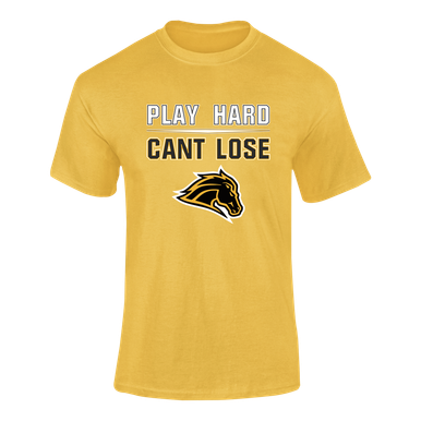Metea Valley Mustangs Play Hard, Can't Lose Men's SS T-Shirt