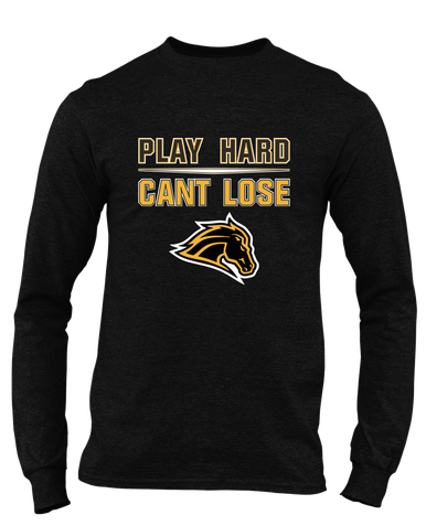 Metea Valley Mustangs Play Hard, Can't Lose Men's Premium LS T-Shirt
