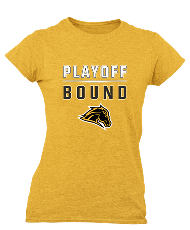 Metea Valley Mustangs Playoff Bound Women's Premium SS T-Shirt