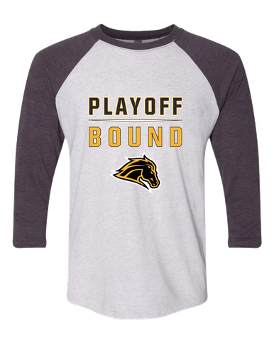 Metea Valley Mustangs Playoff Bound Women's Baseball T-Shirt