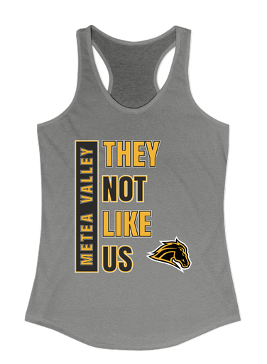 Metea Valley Mustangs They Not Like Us #1 Women's Tank Top