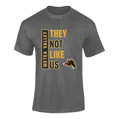 Metea Valley Mustangs They Not Like Us #1 Men's Premium SS T-Shirt