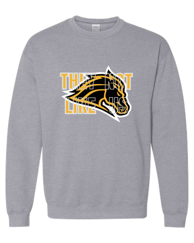 Metea Valley Mustangs They Not Like Us #2 Men's Sweatshirt