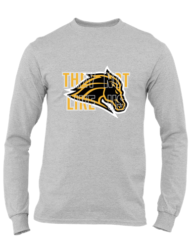 Metea Valley Mustangs They Not Like Us #2 Men's LS T-Shirt