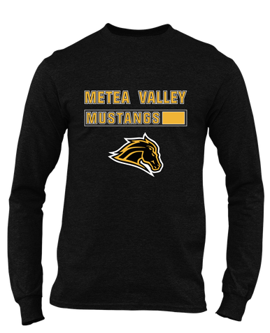 Metea Valley Mustangs Mascot #7 Men's Premium LS T-Shirt