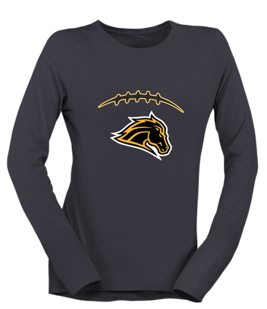 Metea Valley Mustangs Football #2 Women's Premium LS T-Shirt