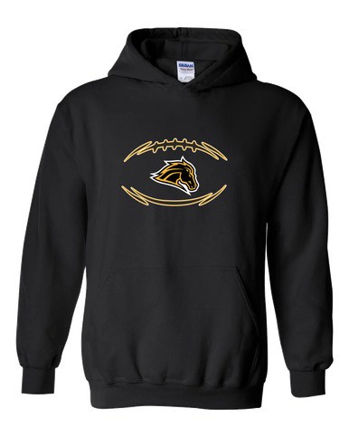 Metea Valley Mustangs Football #3 Men's Hoodie