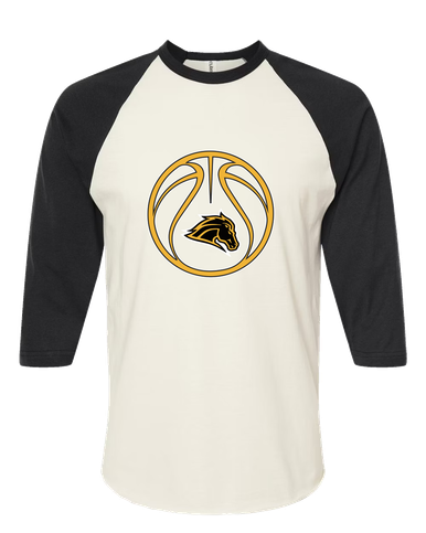 Metea Valley Mustangs Basketball #2 Women's Baseball T-Shirt