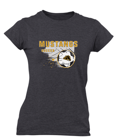 Metea Valley Mustangs Soccer #2 Women's SS T-Shirt