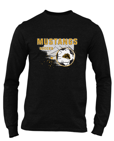 Metea Valley Mustangs Soccer #2 Men's Premium LS T-Shirt