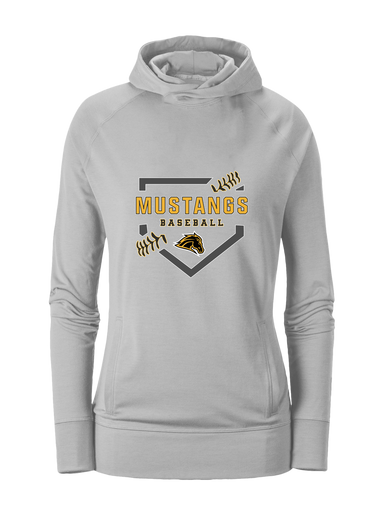 Metea Valley Mustangs Baseball #2 Women's Hoodie