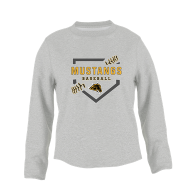 Metea Valley Mustangs Baseball #2 Women's Sweatshirt