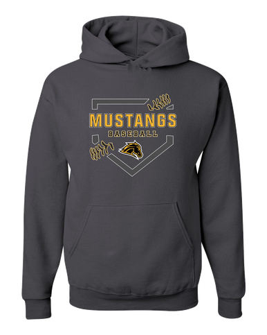 Metea Valley Mustangs Baseball #2 Men's Premium Hoodie
