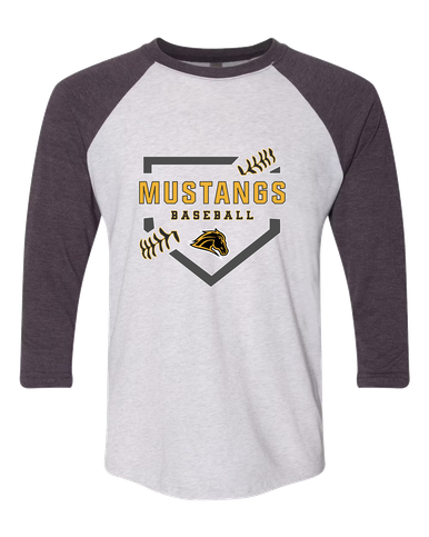 Metea Valley Mustangs Baseball #2 Women's Baseball T-Shirt