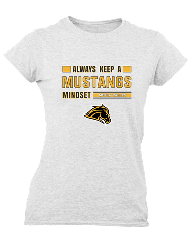 Metea Valley Mustangs Mindset Women's Premium SS T-Shirt