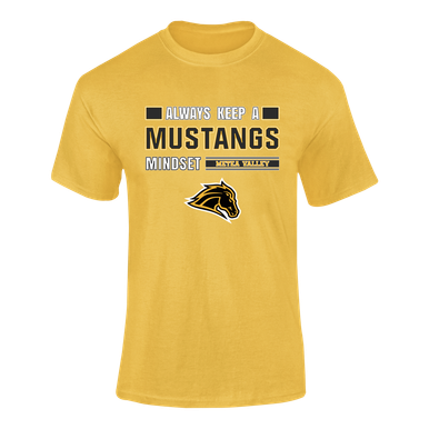 Metea Valley Mustangs Mindset Men's SS T-Shirt