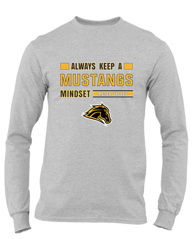 Metea Valley Mustangs Mindset Men's Premium LS T-Shirt