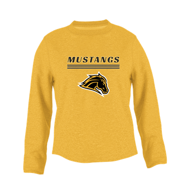 Metea Valley Mustangs Mascot #8 Women's Sweatshirt