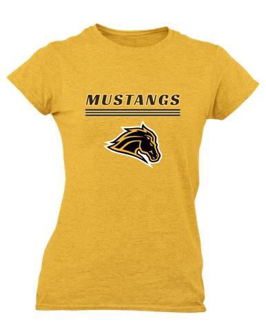 Metea Valley Mustangs Mascot #8 Women's SS T-Shirt