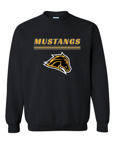 Metea Valley Mustangs Mascot #8 Men's Sweatshirt