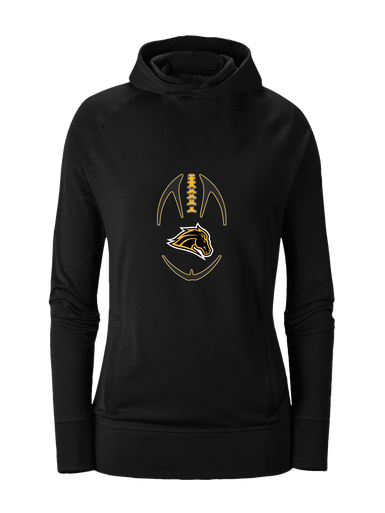 Metea Valley Mustangs Football #4 Women's Hoodie