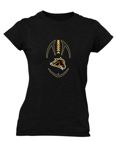 Metea Valley Mustangs Football #4 Women's SS T-Shirt