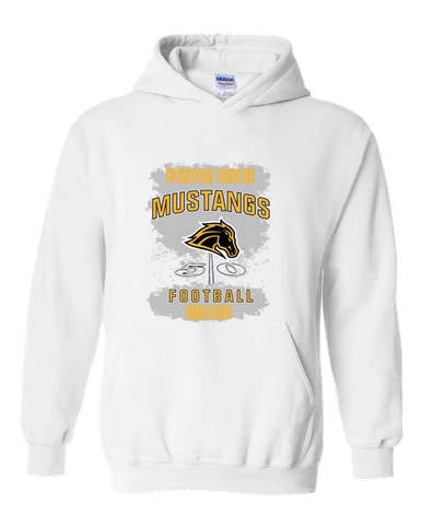 Metea Valley Mustangs Football #6 Men's Hoodie