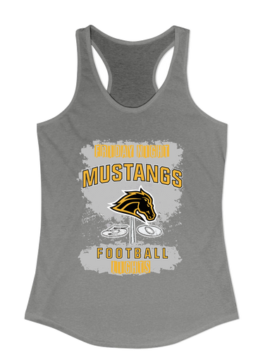 Metea Valley Mustangs Football #6 Women's Tank Top