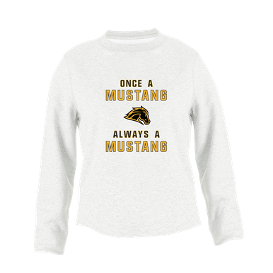 Metea Valley Mustangs Once A Women's Sweatshirt