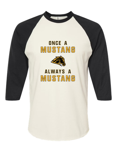Metea Valley Mustangs Once A Women's Baseball T-Shirt