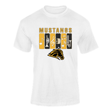 Metea Valley Mustangs Band # 2 Men's SS T-Shirt