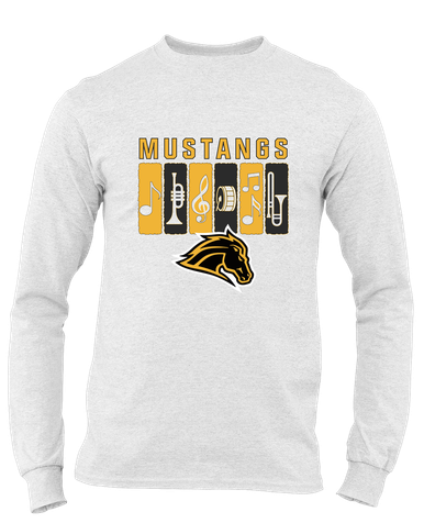 Metea Valley Mustangs Band # 2 Men's Premium LS T-Shirt