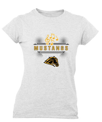 Metea Valley Mustangs Band # 3 Women's Premium SS T-Shirt