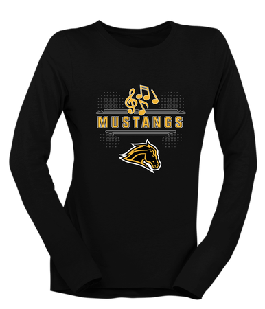 Metea Valley Mustangs Band # 3 Women's Premium LS T-Shirt