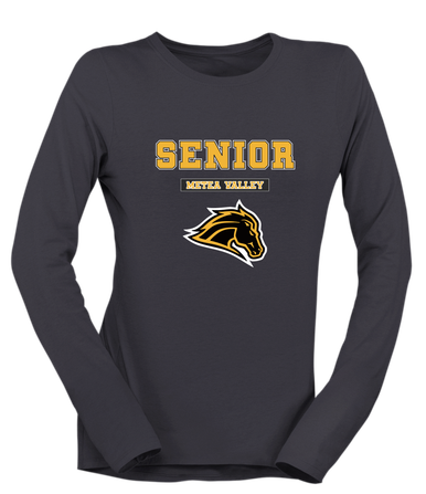 Metea Valley Mustangs Senior #2 Women's Premium LS T-Shirt