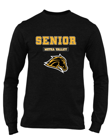 Metea Valley Mustangs Senior #2 Men's LS T-Shirt