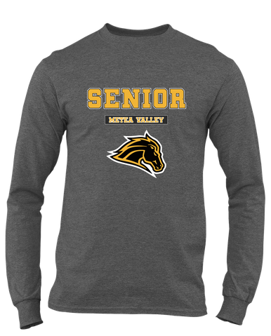 Metea Valley Mustangs Senior #2 Men's Premium LS T-Shirt