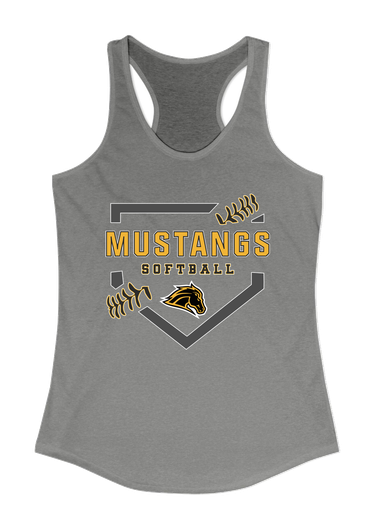 Metea Valley Mustangs Softball #2 Women's Tank Top