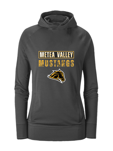 Metea Valley Mustangs Mascot #9 Women's Hoodie