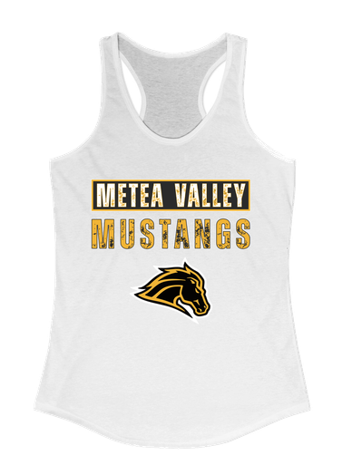 Metea Valley Mustangs Mascot #9 Women's Tank Top